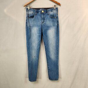 Democracy Ab Solution Skinny Jeans Womens 6 Mid Rise Stretch Denim Pants Read